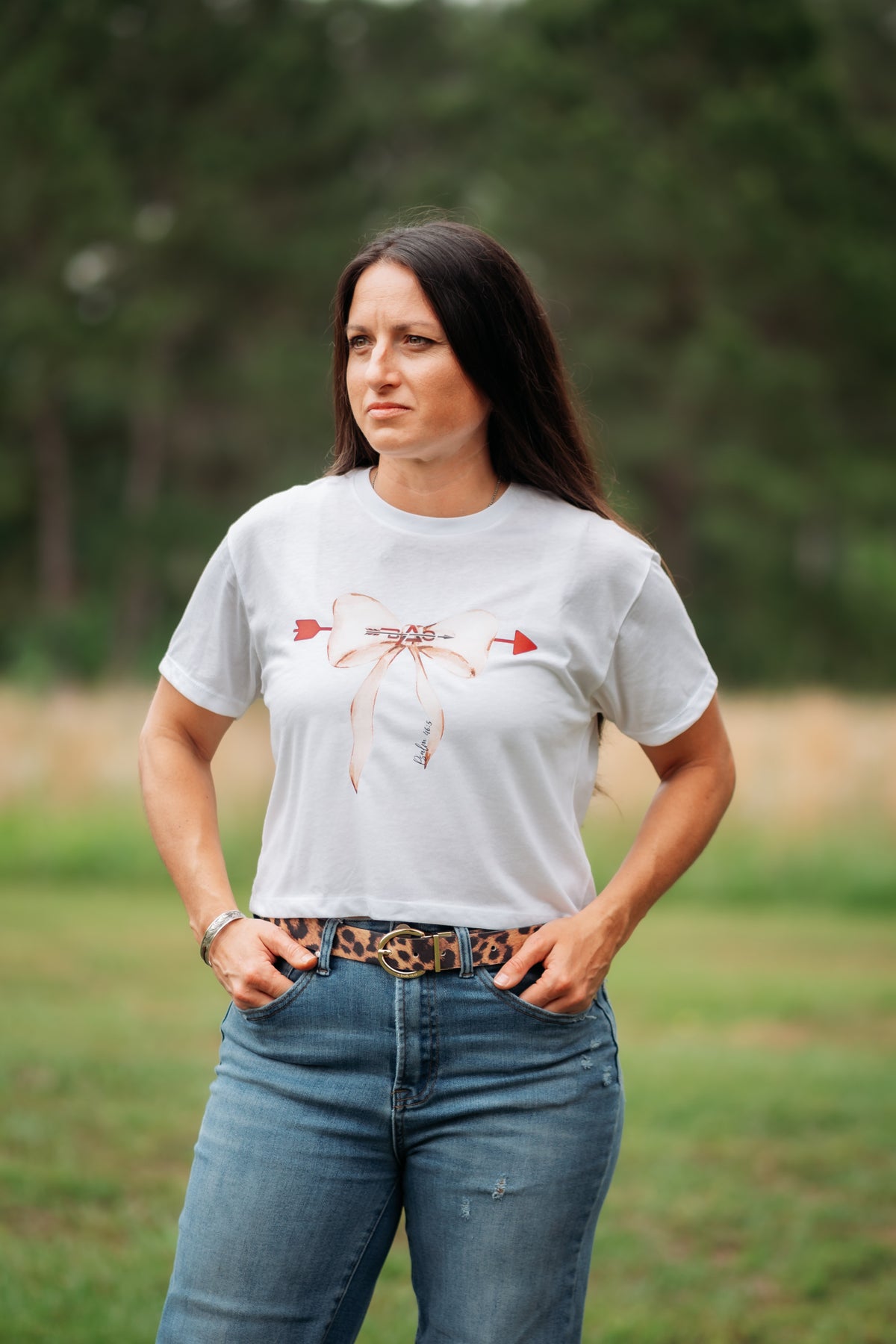Logo Bow shirt - Womens and Kids