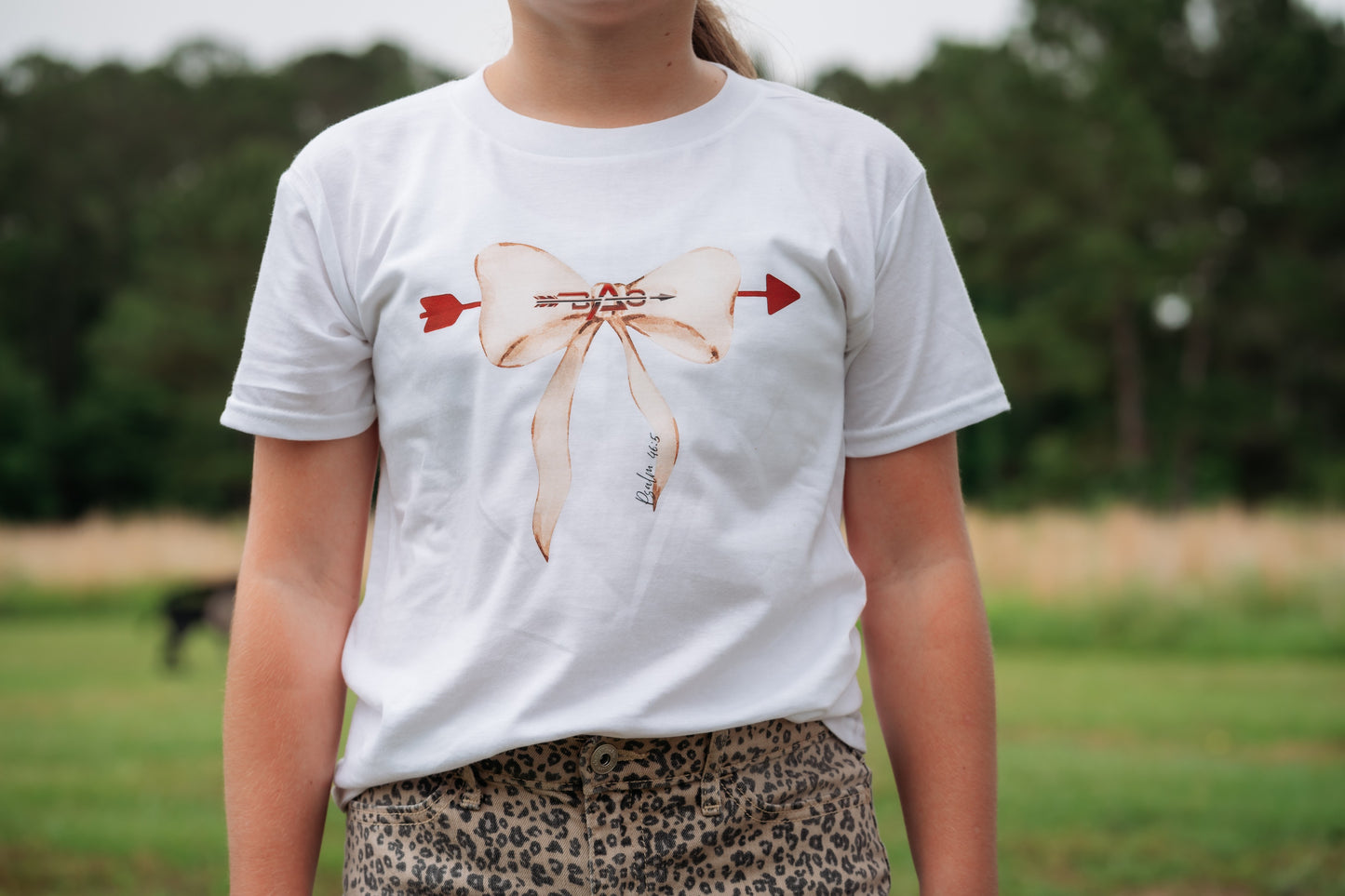 Logo Bow shirt - Womens and Kids