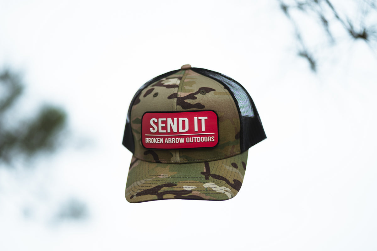 "SEND IT" Multi Cam hat